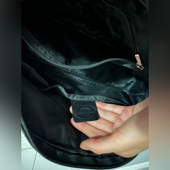 Longchamp Roseau black leather shoulder bag - Picture 8 of 9